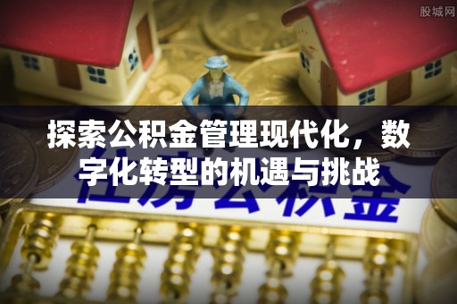 吉木乃探索公积金管理现代化，数字化转型的机遇与挑战