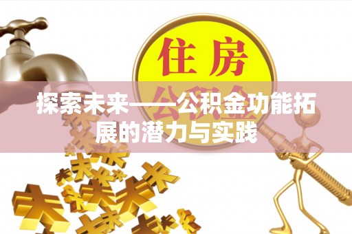 吉木乃探索未来——公积金功能拓展的潜力与实践
