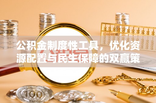 吉木乃公积金制度性工具，优化资源配置与民生保障的双赢策略
