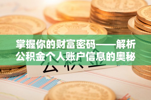 吉木乃掌握你的财富密码——解析公积金个人账户信息的奥秘