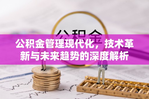 吉木乃公积金管理现代化，技术革新与未来趋势的深度解析
